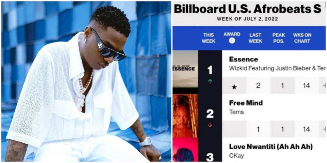 Wizkid's Essence tops chart Wizkid's Essence tops chart