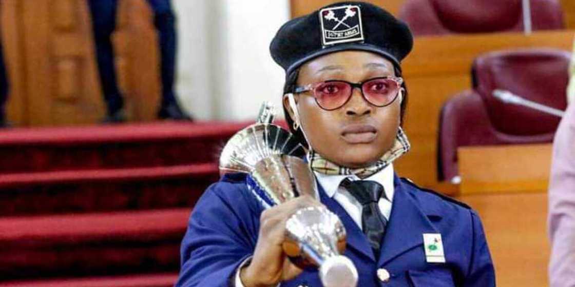 Woman bears Lagos Assembly mace after 41years