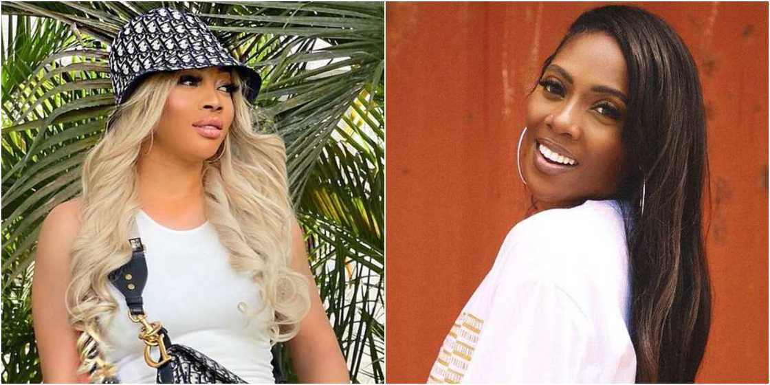 Toke Makinwa and Tiwa Savage Toke Makinwa and Tiwa Savage