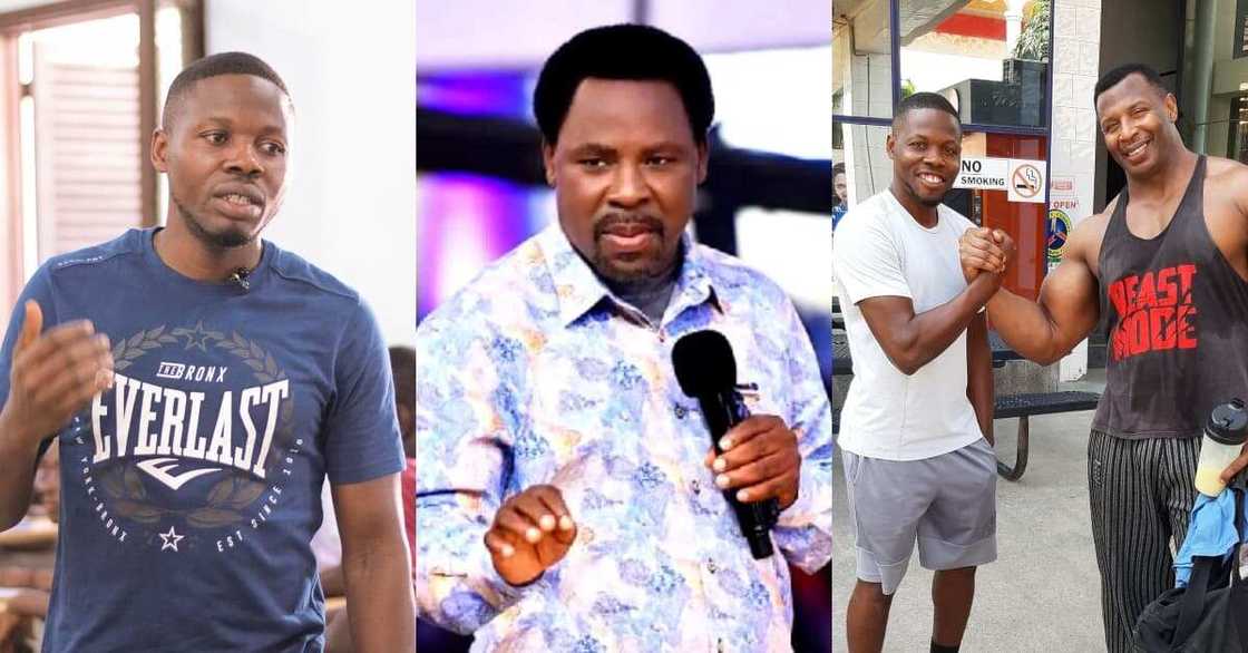 TB Joshua once called me personally to be his fitness trainer -Ghanaian man narrates TB Joshua once called me personally to be his fitness trainer -Ghanaian man narrates