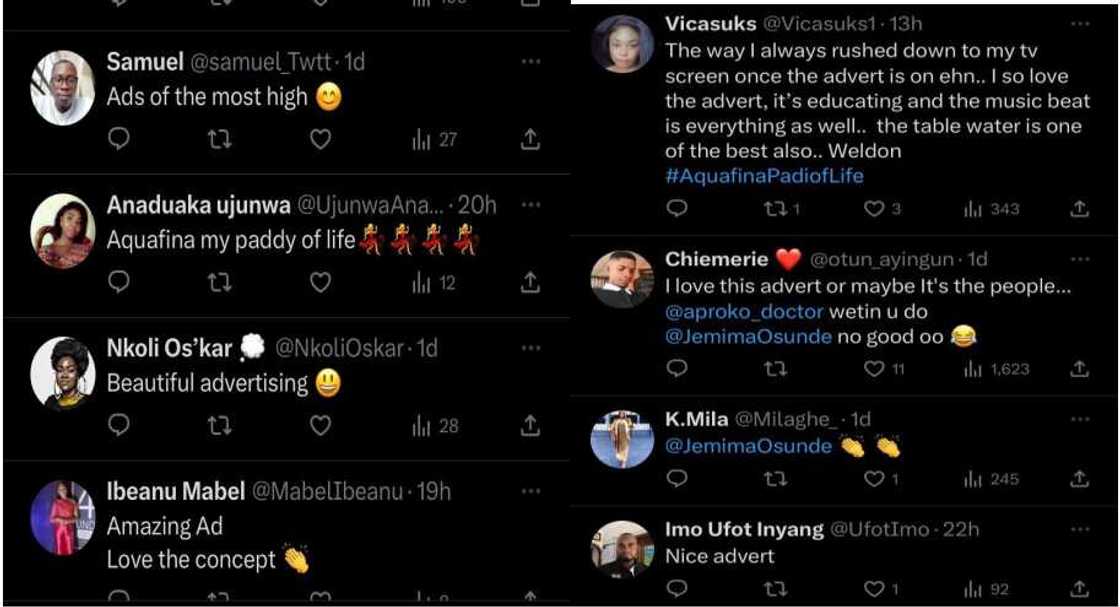 Hilda Baci, Jemima Osunde, Others Share Reactions From Aquafina #Padioflife TVC Hilda Baci, Jemima Osunde, Others Share Reactions From Aquafina #Padioflife TVC