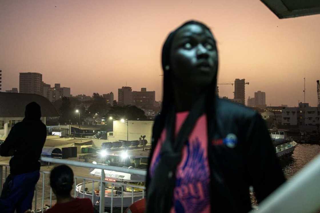 The ferry carries freight, fruit and fish as well as passengers who include many students, tourists and traders The ferry carries freight, fruit and fish as well as passengers who include many students, tourists and traders