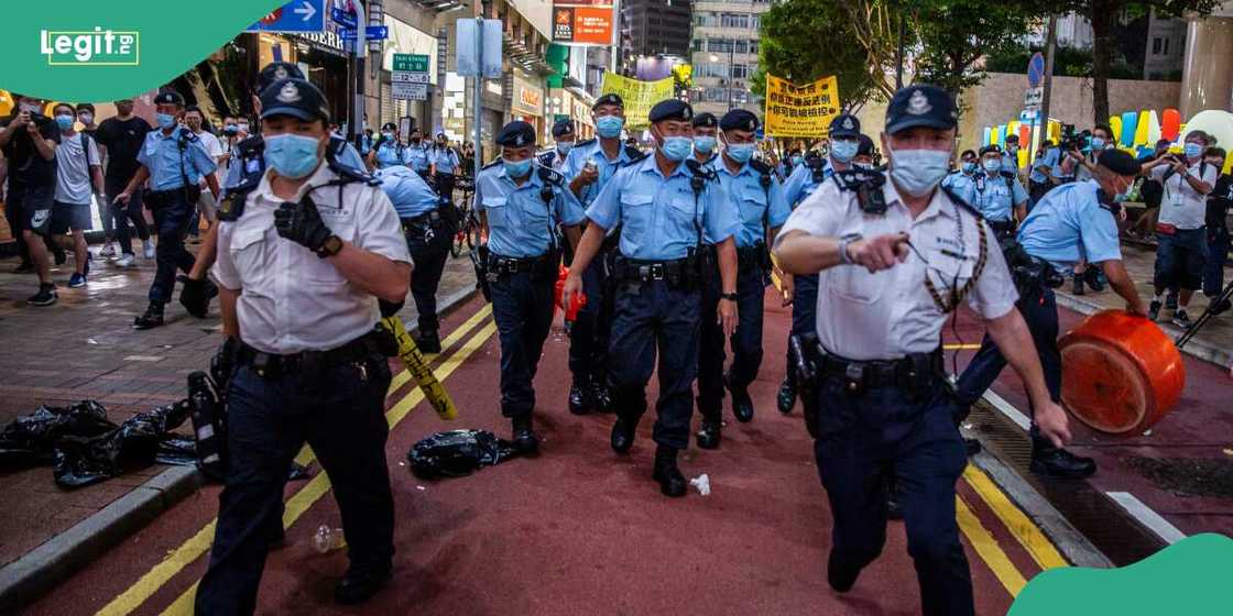 Police arrest 3 for ‘insulting’ Chinese anthem in Hong Kong