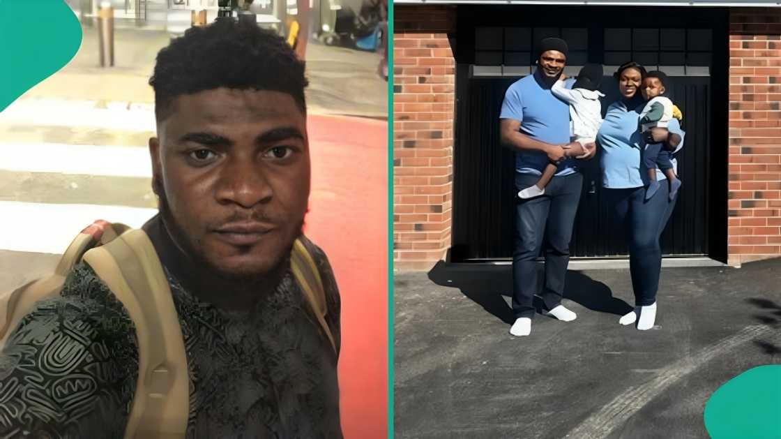 Man who left Nigeria abroad displays his current status after 4 years