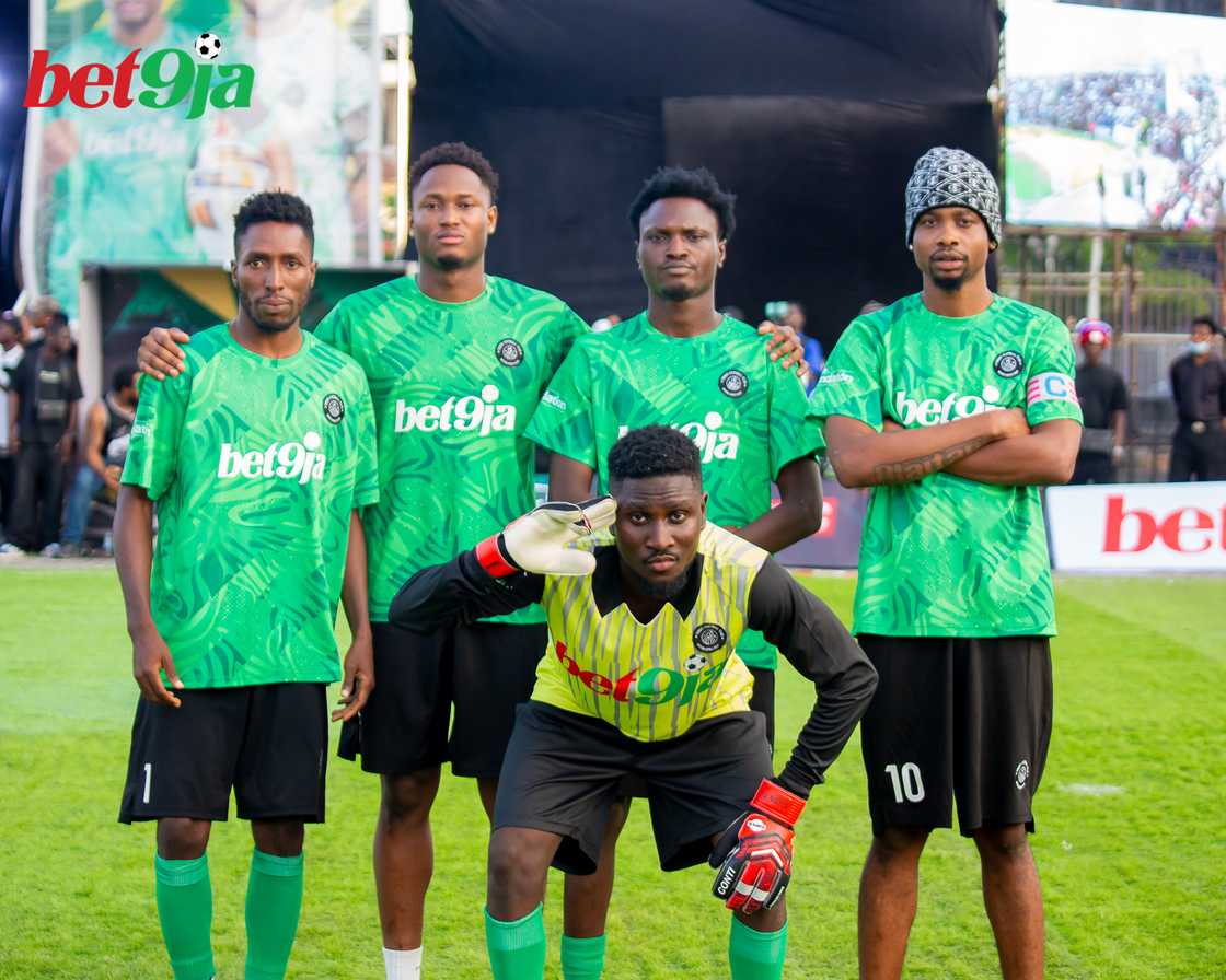Okocha, Yhemolee, Sheggz, Shank Lead Bet9ja’s Star-Studded 5-A-Side Football Carnival Okocha, Yhemolee, Sheggz, Shank Lead Bet9ja’s Star-Studded 5-A-Side Football Carnival