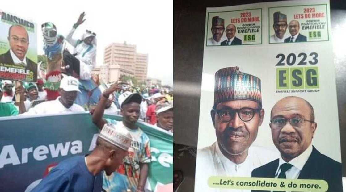 Godwin Emefiele's supporters Godwin Emefiele's supporters