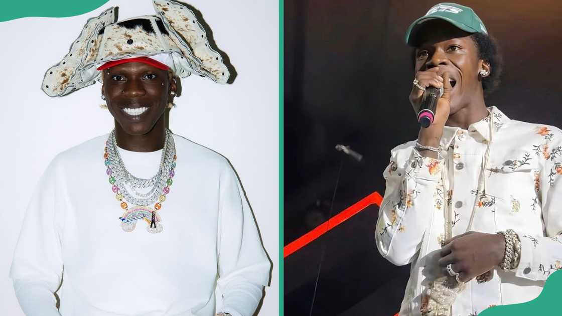 Seyi Vibez appears in different photos Seyi Vibez appears in different photos