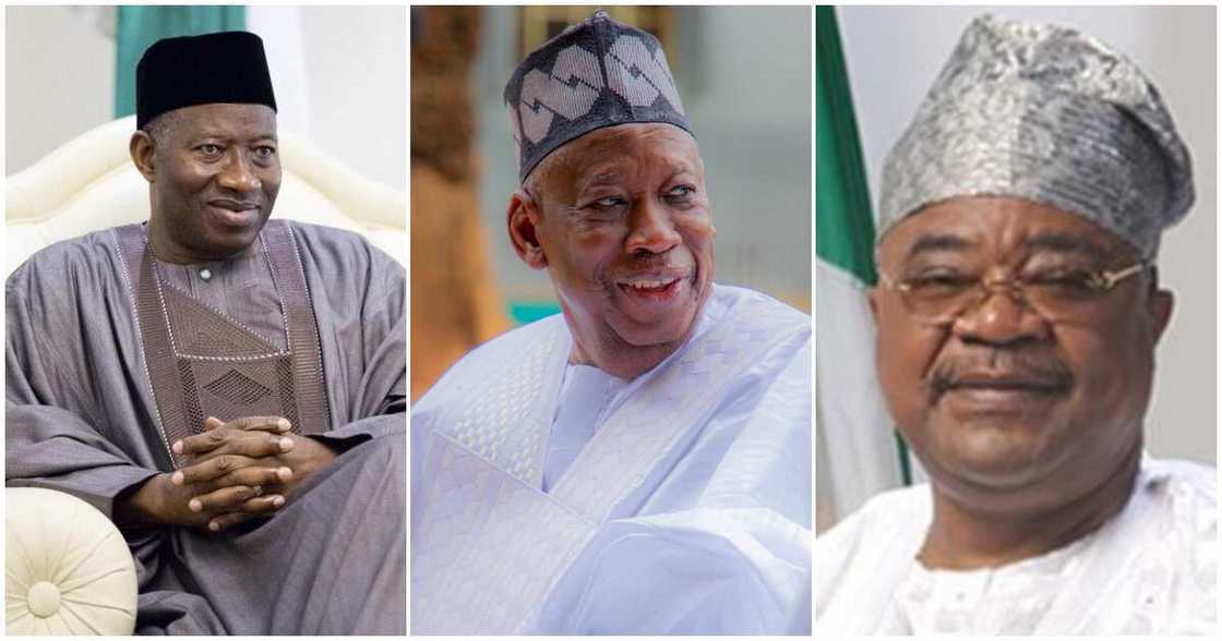 Deputies who became governors/ Jonathan, other deputies who became governors/ Ganduje, other deputies who became governors