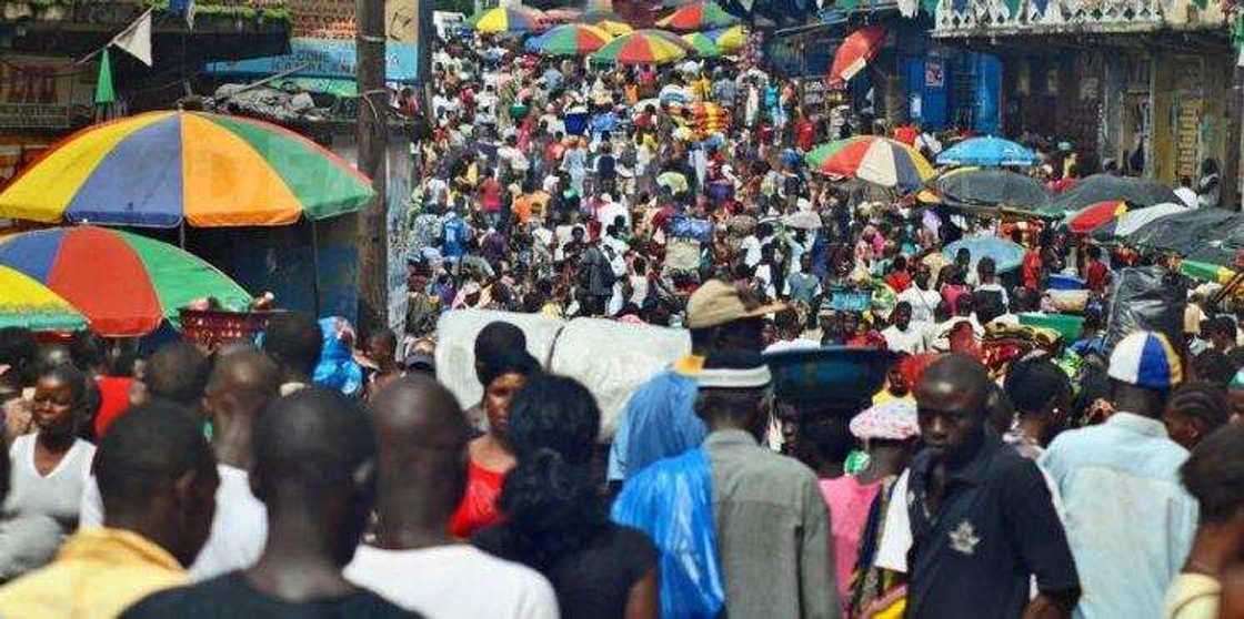 People in the street