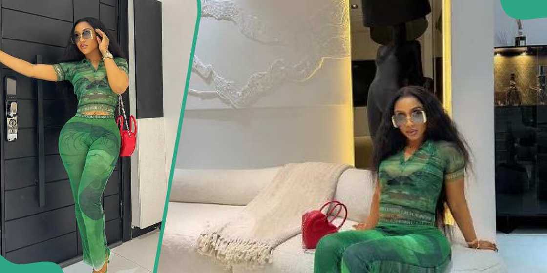 Mercy Eke flaunts new house