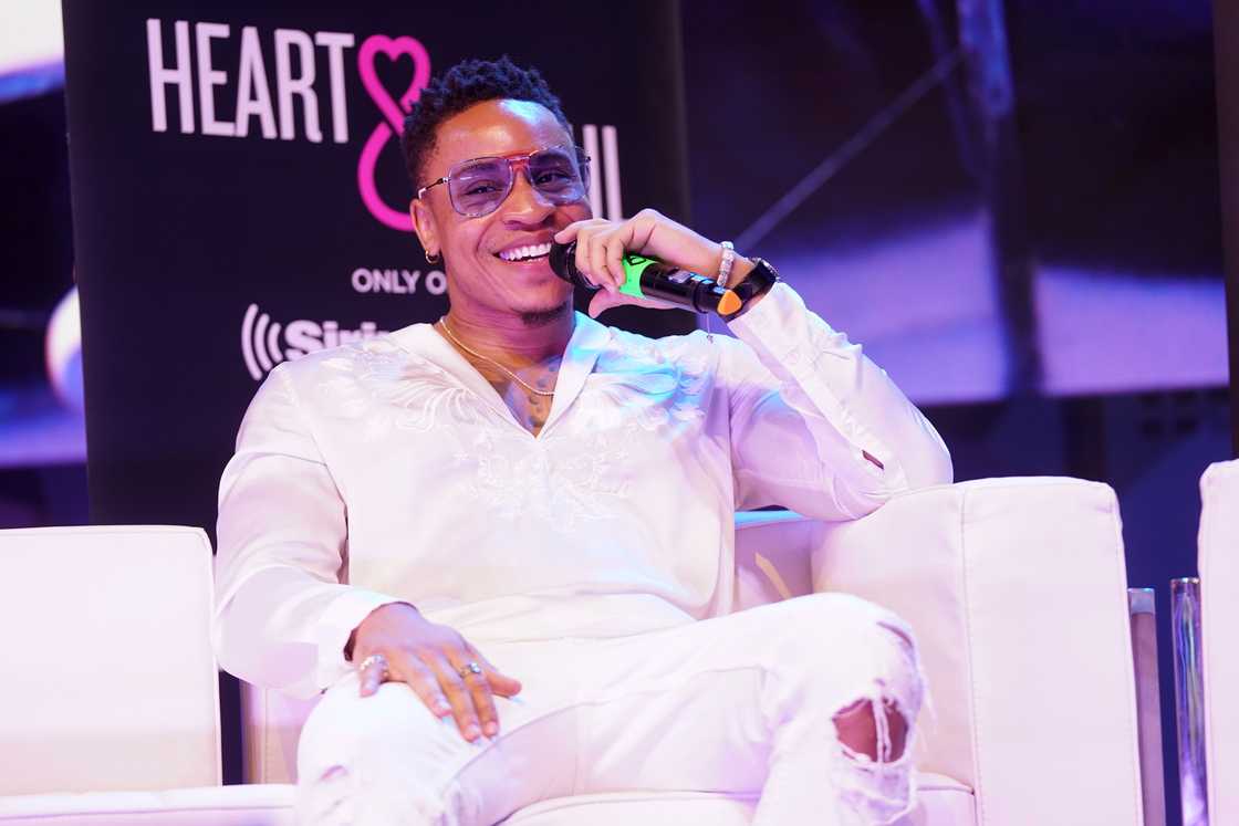 Rotimi speaks at SiriusXM's Heart & Soul Channel broadcast live from Essence Festival in New Orleans, Louisiana