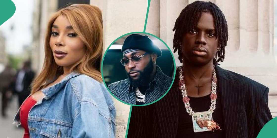 Photos of Ivana Bay, Davido and Rema