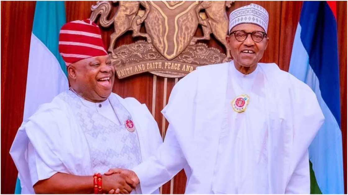 Ademola Adeleke/President Muhammadu Buhari/2023 election/Osun/APC/PDP Ademola Adeleke/President Muhammadu Buhari/2023 election/Osun/APC/PDP