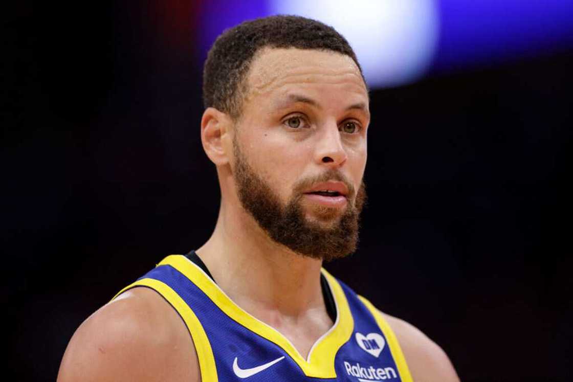 Stephen Curry at Toyota Center on 4 April 2024 in Houston, Texas.