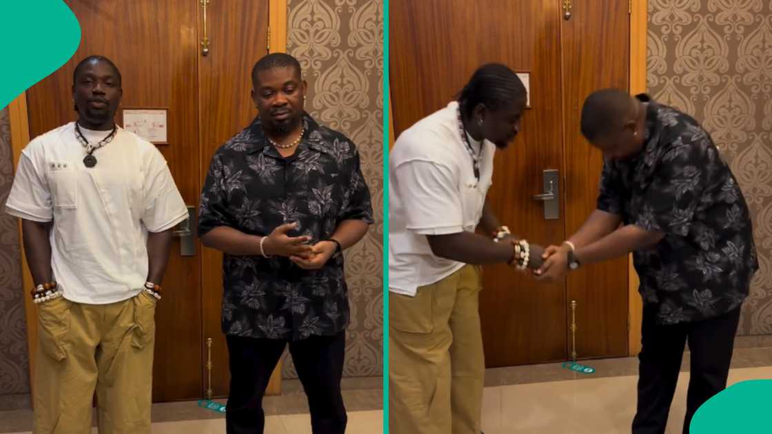 VeryDarkMan finally meets Don Jazzy. VeryDarkMan finally meets Don Jazzy.