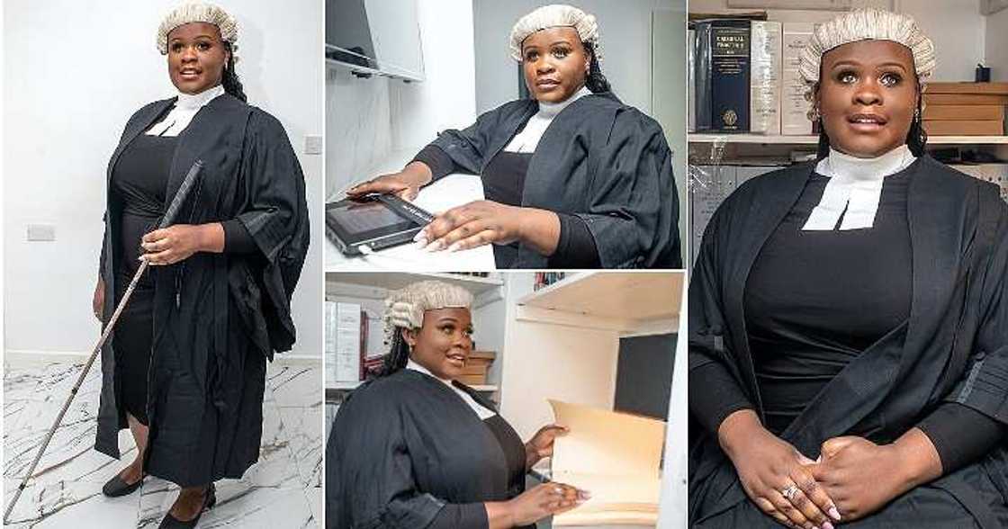Black and blind barrister in UK, Jessikah Black and blind barrister in UK, Jessikah
