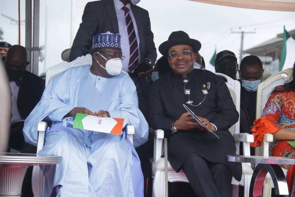 Udom Emmanuel and Lawan