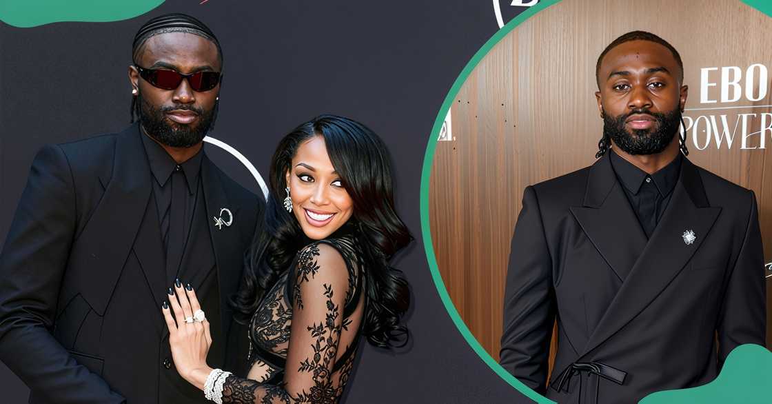 Jaylen Brown and his ex-girlfriend Kysre Gondrezick hold each other at the ESPY Awards. The Celtics' player pose standing on the red carpet of the EBONY Power 100 Gala Jaylen Brown and his ex-girlfriend Kysre Gondrezick hold each other at the ESPY Awards. The Celtics' player pose standing on the red carpet of the EBONY Power 100 Gala