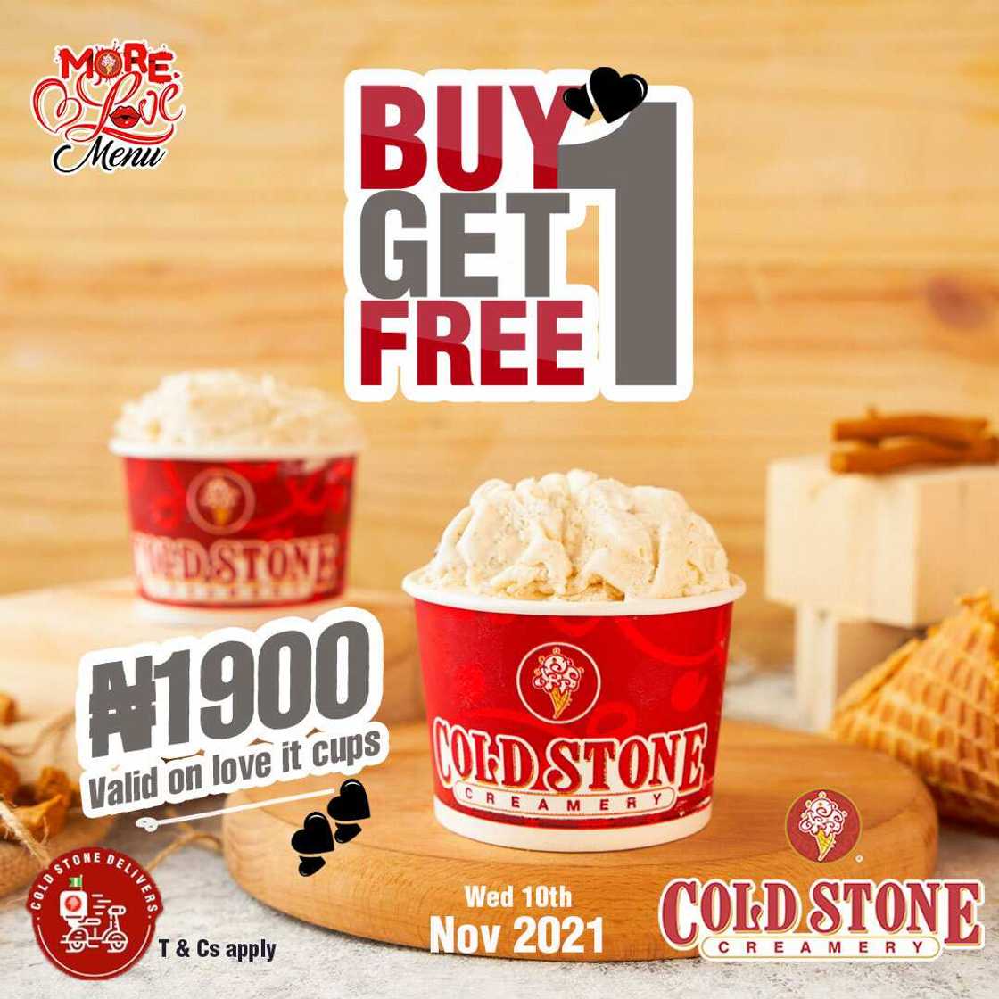 It's a Creamtastic November at Cold Stone Creamery Outlets