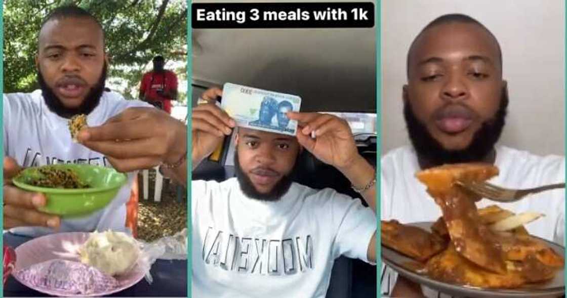 Man reveals how he ate three square meals with only N1,000 Man reveals how he ate three square meals with only N1,000