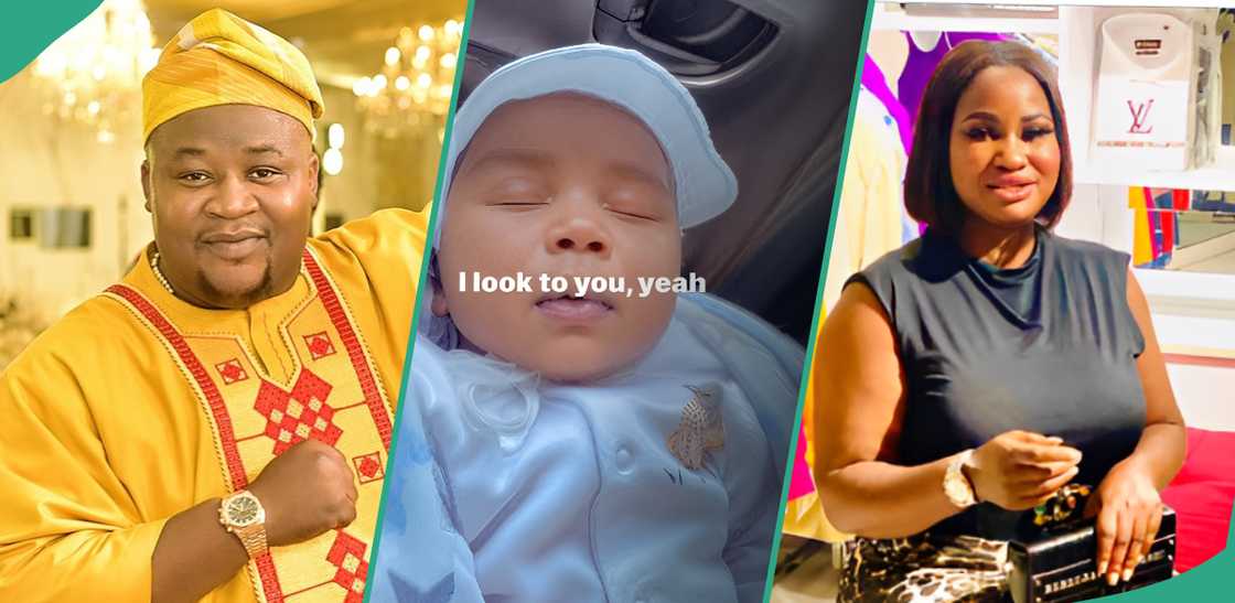 Video of Cubana Chiefpriest’s alleged baby mama melts hearts online Video of Cubana Chiefpriest’s alleged baby mama melts hearts online