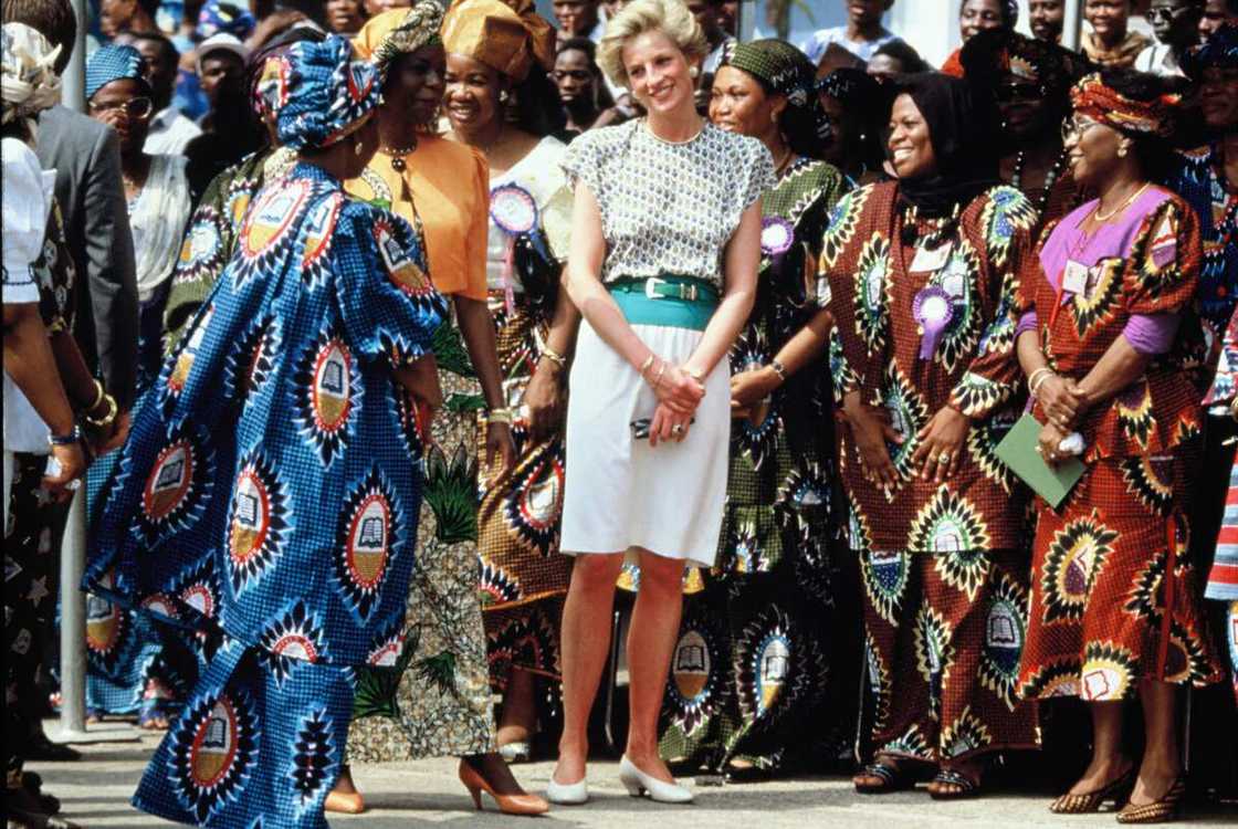 Maryam Babangida and Princess Diana Maryam Babangida and Princess Diana