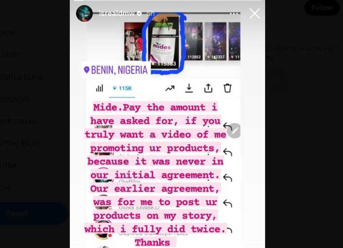 Isreal DMW replies herb vendor. Isreal DMW replies herb vendor.