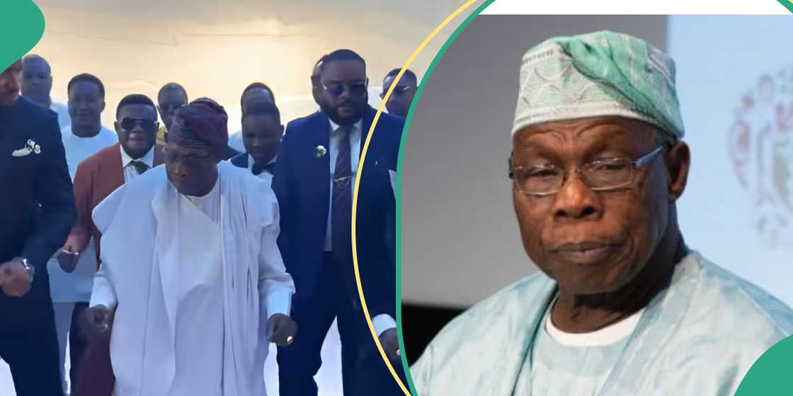 Obasanjo dancing at wedding, Obasanjo Obasanjo dancing at wedding, Obasanjo