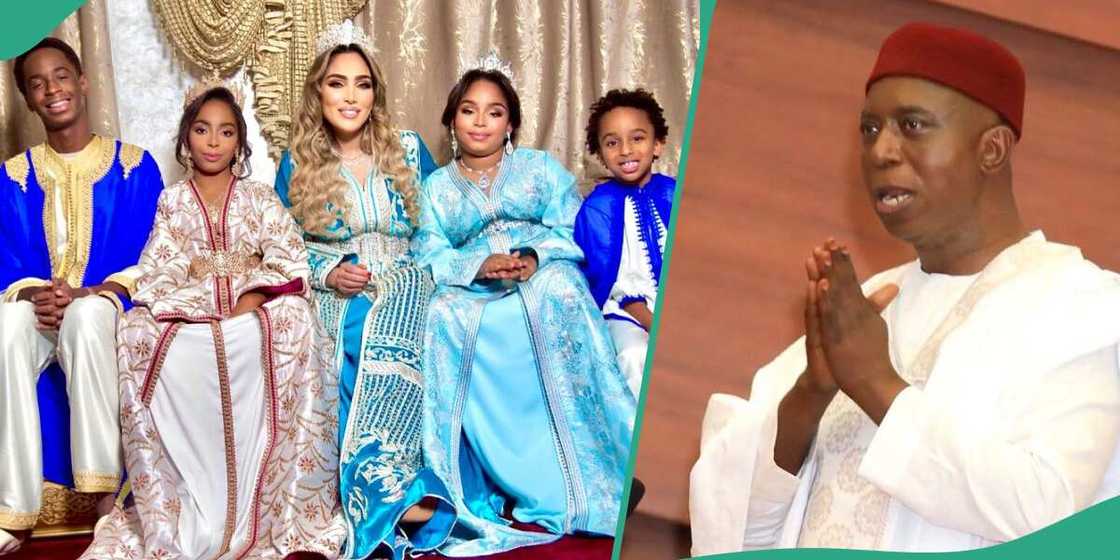 Family photos of Laila Charani and her kids with Ned Nwoko creates stir