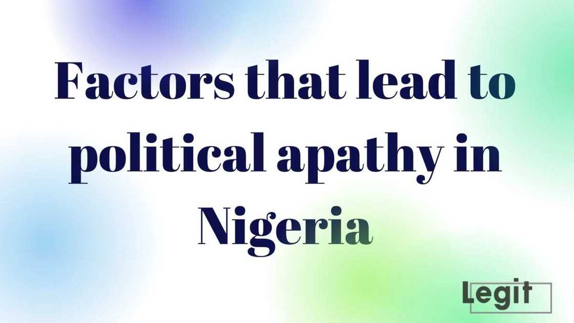 Political apathy in Nigeria