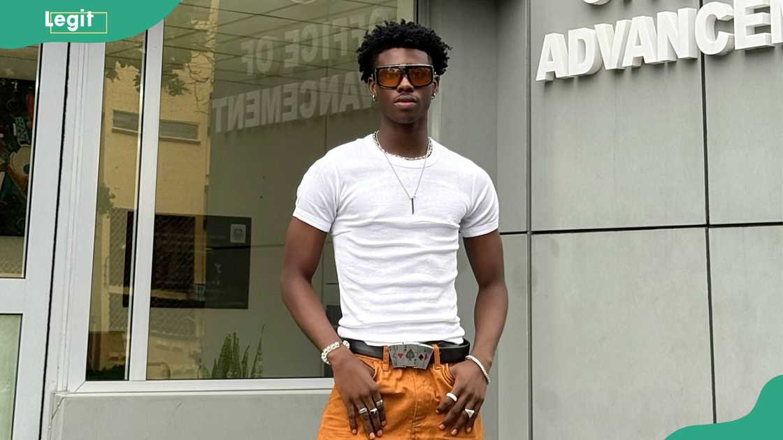 Koyin posing outdoors