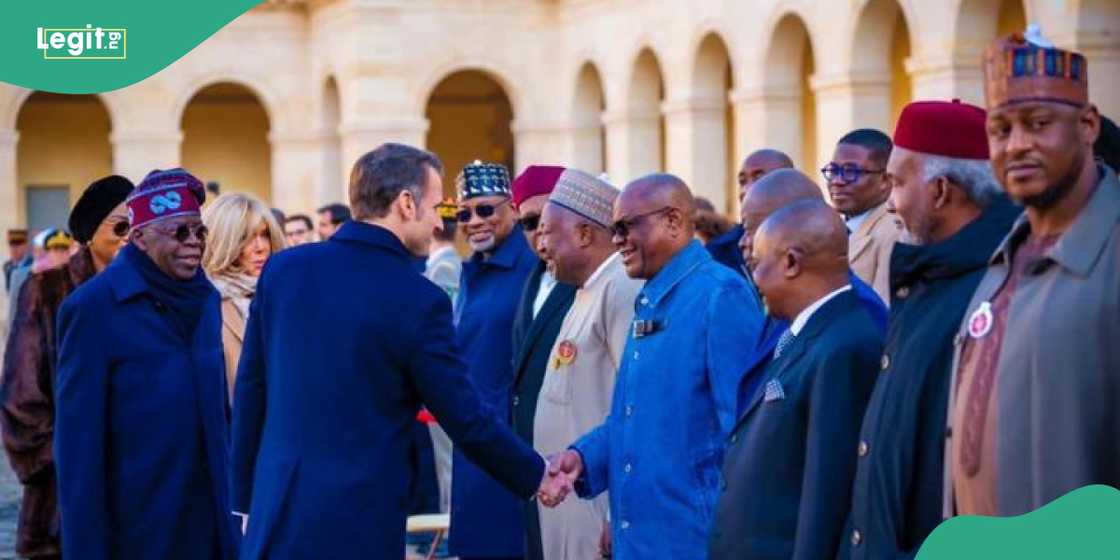 Nigerians question Tinubu's trip to France with Wike, Sanwo-Olu, others Nigerians question Tinubu's trip to France with Wike, Sanwo-Olu, others