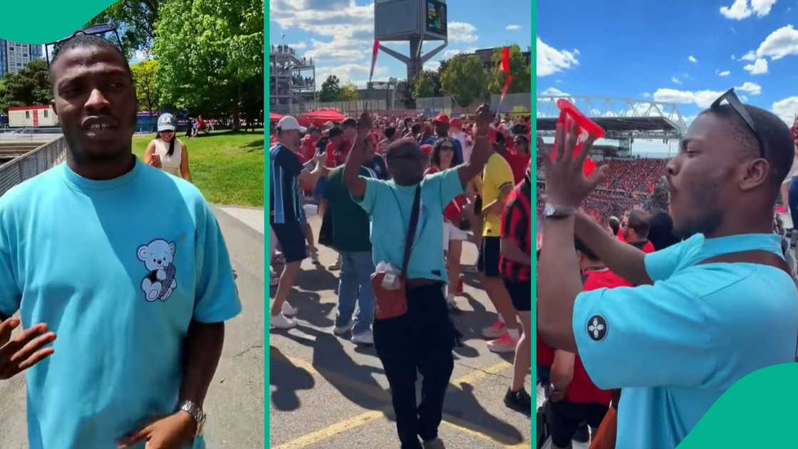 A Nigerian living in Canada who gave up his dream of watching the football tournament to pay his monthly house rent gets surprised A Nigerian living in Canada who gave up his dream of watching the football tournament to pay his monthly house rent gets surprised