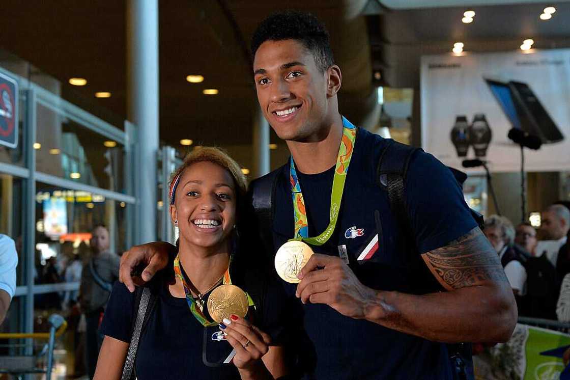 Tony Yoka et Estelle Mossely Tony Yoka et Estelle Mossely