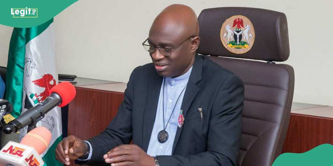 Governor Alia had previously been declared winner of the Benue state election by INEC Governor Alia had previously been declared winner of the Benue state election by INEC