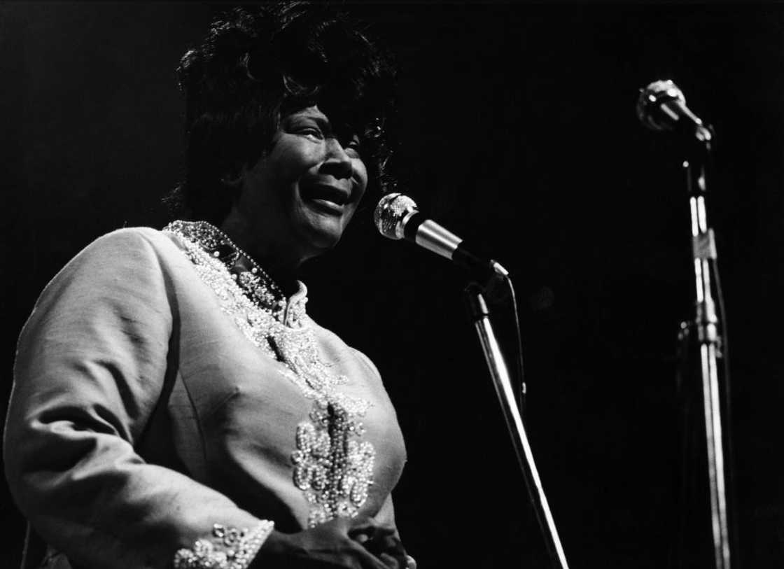 Mahalia Jackson in Newport, Rhode Island. Mahalia Jackson in Newport, Rhode Island.