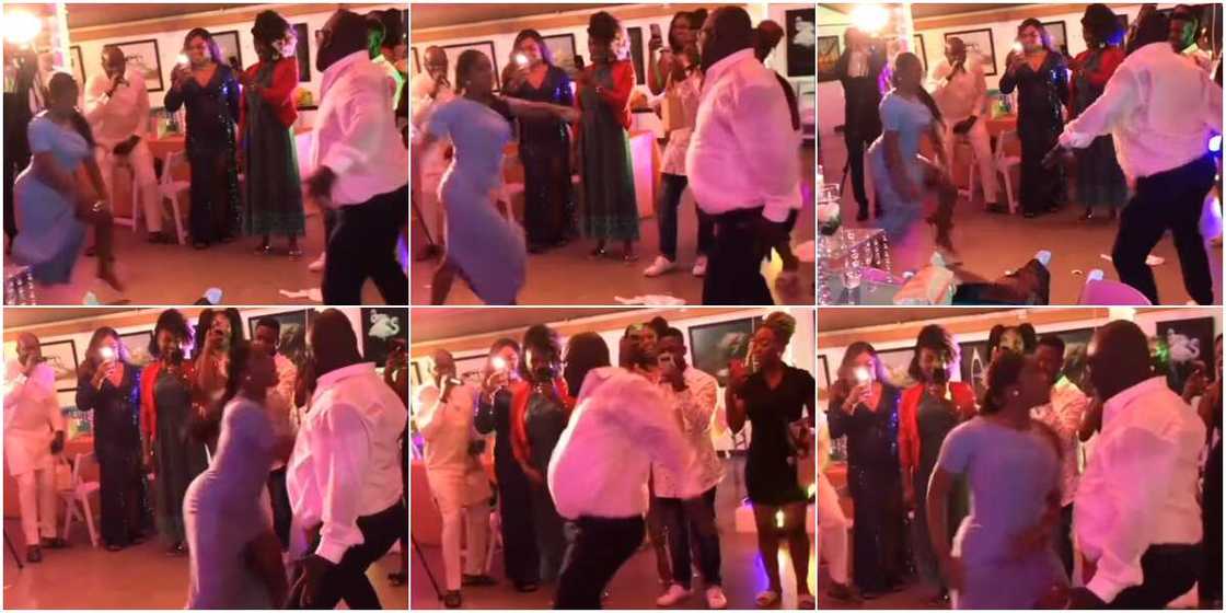 The young lady danced energetically The young lady danced energetically