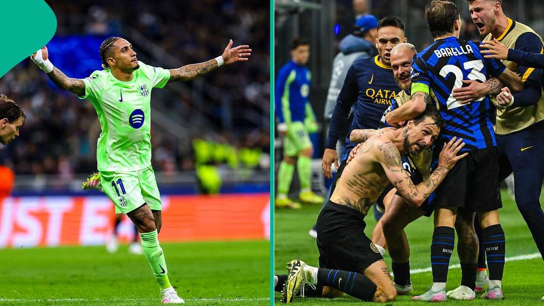 Inter Milan defeated Barcelona in UEFA Champions League semi-final Inter Milan defeated Barcelona in UEFA Champions League semi-final