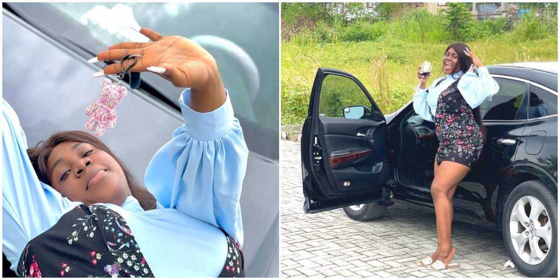 Comedian Ada Jesus hits 400K followers on Instagram, buys own car Comedian Ada Jesus hits 400K followers on Instagram, buys own car