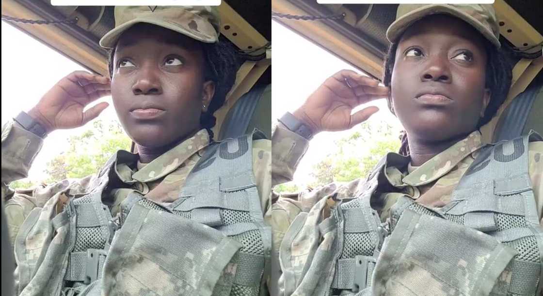 Photos of Miracle Guzeh, a female soldier. Photos of Miracle Guzeh, a female soldier.