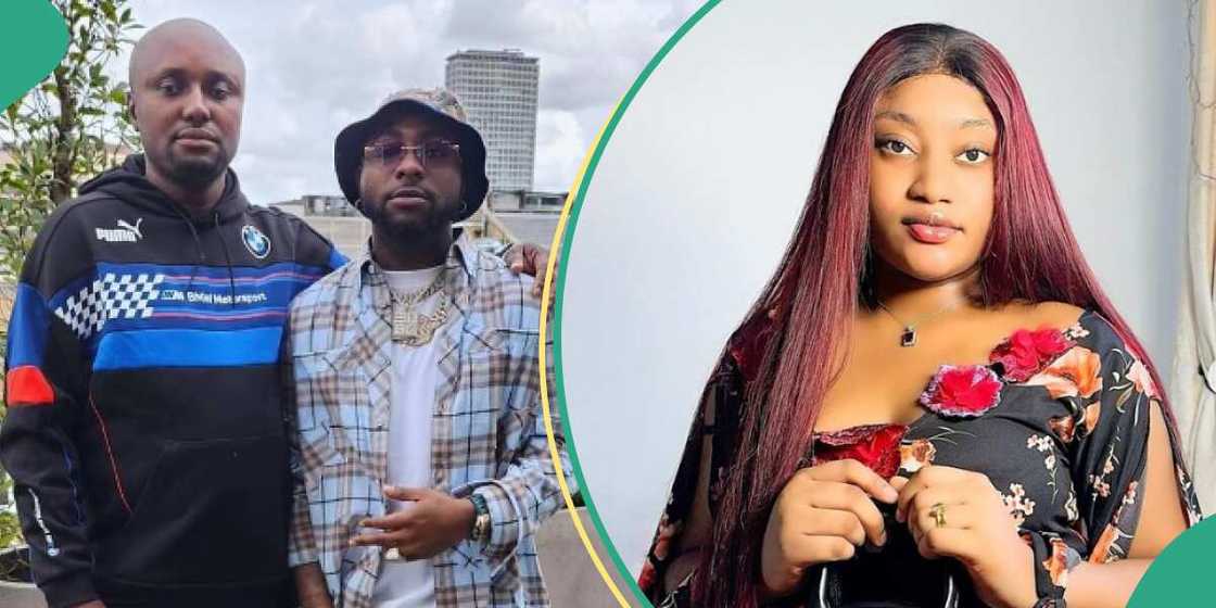 Isreal DMW with Davido, Isreal DMW's ex-wife replies his curses