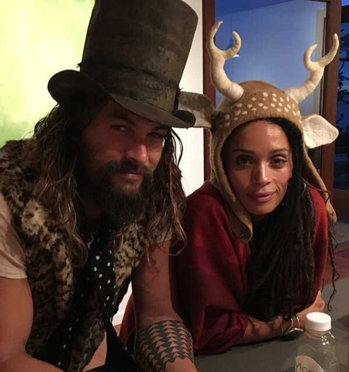 Jason Momoa and Lisa Bonet Jason Momoa and Lisa Bonet