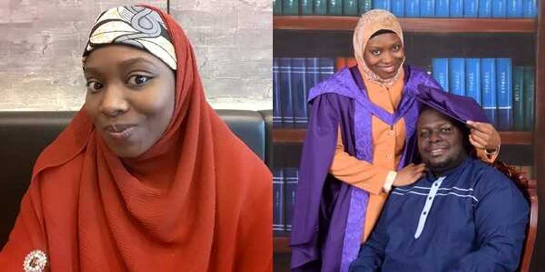 There are still supportive husbands in Northern Nigeria, woman praise her husband for supporting her education There are still supportive husbands in Northern Nigeria, woman praise her husband for supporting her education