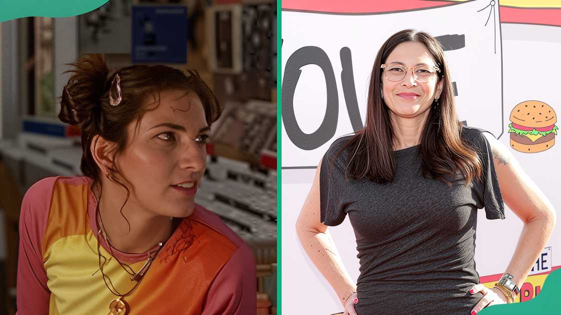 Laura Silverman, then and now. Laura Silverman, then and now.