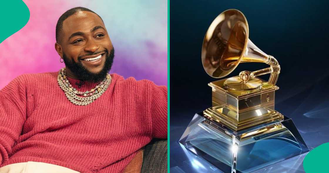 Davido speaks about Grammy Award.