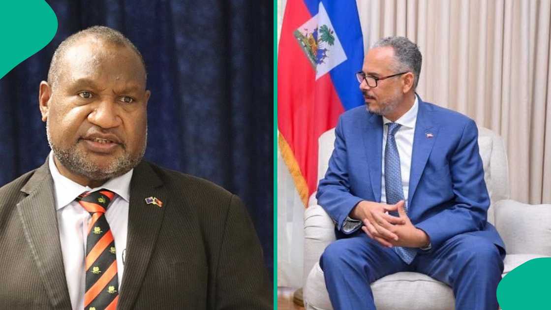 Leaders of Papua New Guinea and Haiti pictured, highlighting global safety concerns amid crime, political instability, and insecurity.