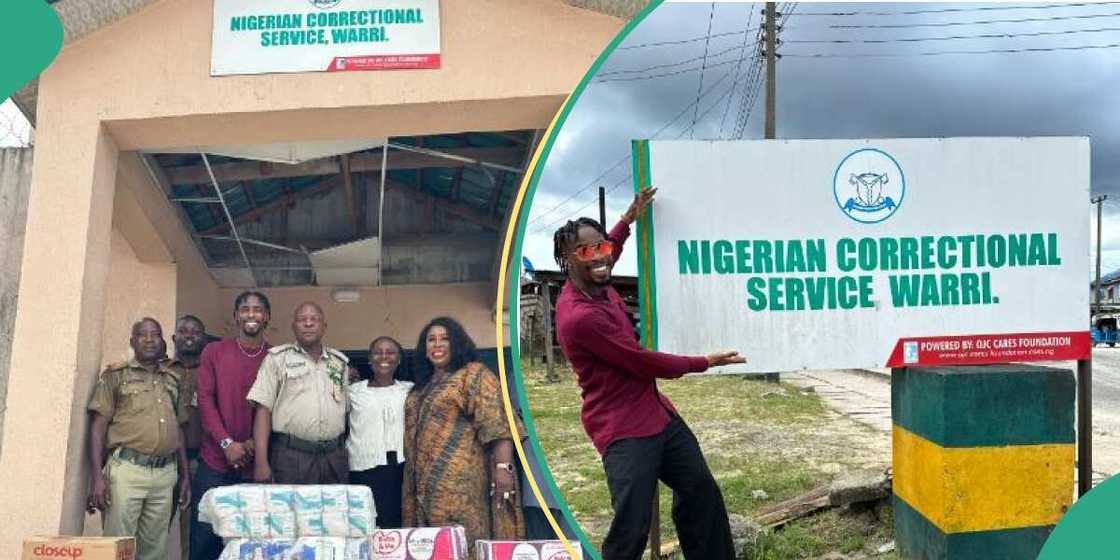 Nigerian reality star Neo at Warri prison Nigerian reality star Neo at Warri prison