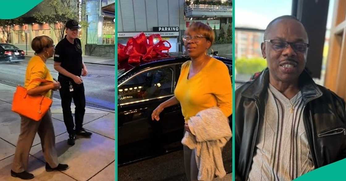 Man surprises wife with dream car Man surprises wife with dream car