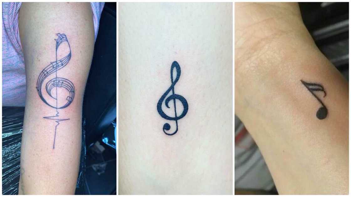 women's music tattoo women's music tattoo