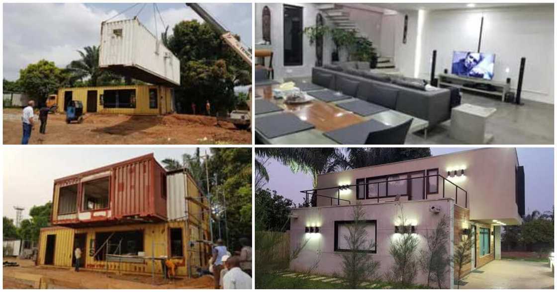 Two bedroom duplex built with containers, Abuja house built with containers Two bedroom duplex built with containers, Abuja house built with containers